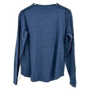 Mai Size Medium‎ Adaptive Long Sleeve Shirt Blue NWT Button Access Handicap Top